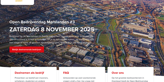 Open Bedrijvendag Marslanden 8 november 2025