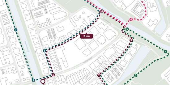 Wandelroutes Marslanden 